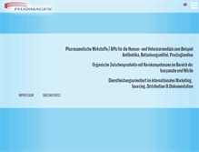 Tablet Screenshot of pharmagen.de